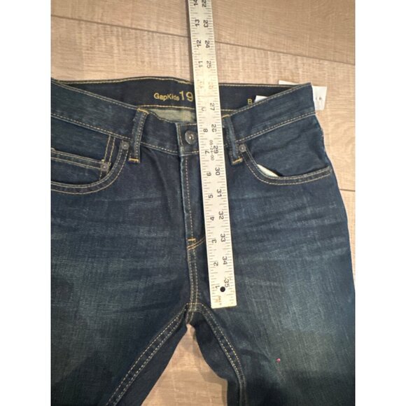 GapKids 1969 Bootcut Jeans 10 Regular Dark Wash Denim Youth - Picture 3 of 7